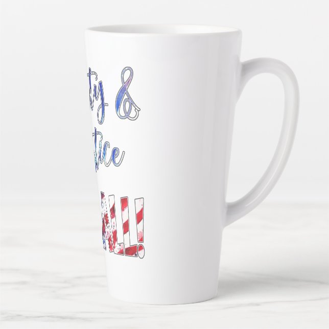 Tasse Latte Liberté Et Justice Pour Tous (Droite)