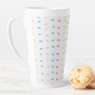 Tasse Latte lignes de motif