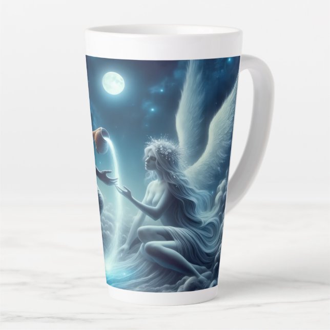 Tasse Latte Like Fine Wine (Angle droit)