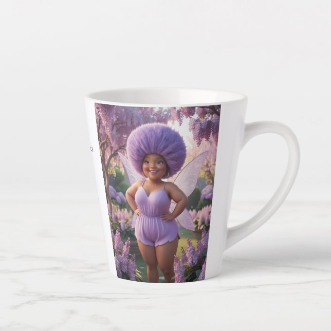 Tasse Latte Lilac Fairy (Droite)