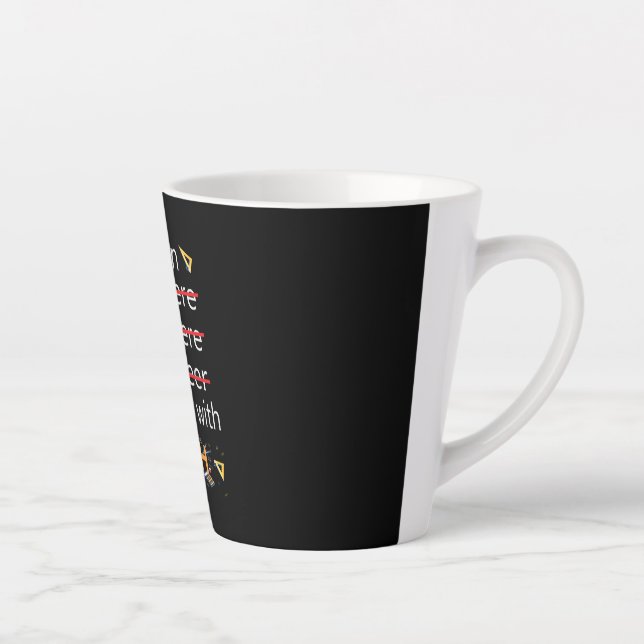 Tasse Latte L'ingénieur est bon en maths (Droite)