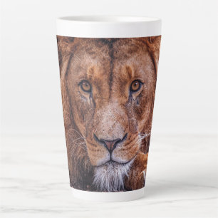 Tasse Latte Lion africain