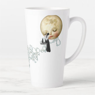 Tasse Latte Liquid Blue Reverie — Contemporary Art Collection