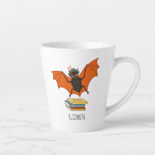 Tasse Latte Lire Chauve-Souris   Bibliothécaire fantaisiste av