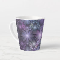 Lit de fleurs Art Fractal Abstrait tendance brilla