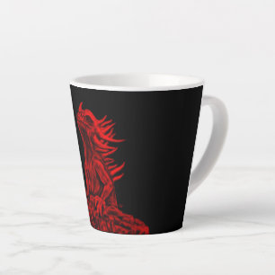 Tasse Latte Little red Dragon