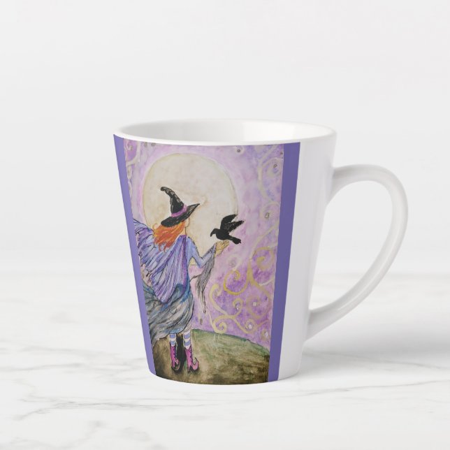 Tasse Latte Little Witch et Raven 2 (Droite)