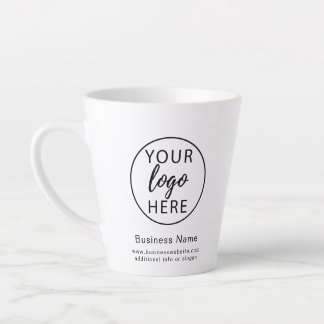 Tasse Latte Logo de l'entreprise commerciale d'entreprise