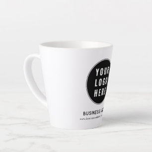 Tasse Latte Logo de société moderne personnalisé pour la promo