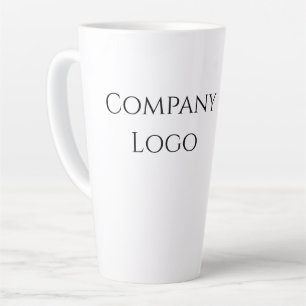 Tasse Latte Logo d'entreprise personnalisé