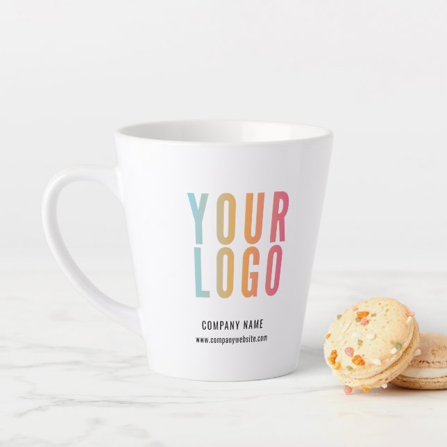 Tasse Latte Logo d'entreprise promotionnel (En situation)