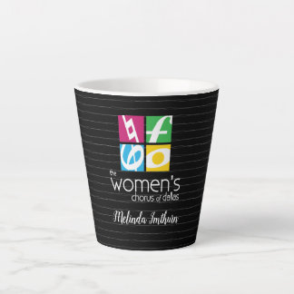 Tasse Latte Logo du Chœur Féminin de Dallas