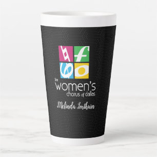 Tasse Latte Logo du Chœur Féminin de Dallas