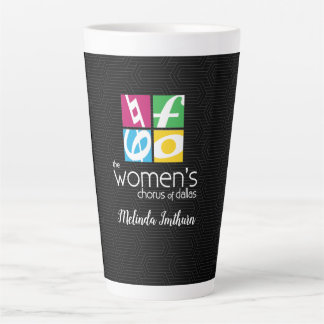 Tasse Latte Logo du Chœur Féminin de Dallas
