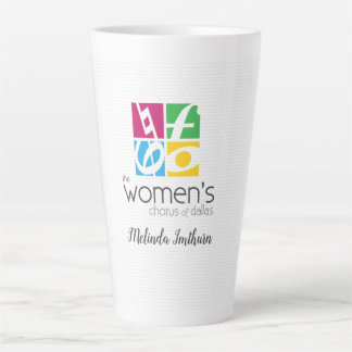 Tasse Latte Logo du Chœur Féminin de Dallas