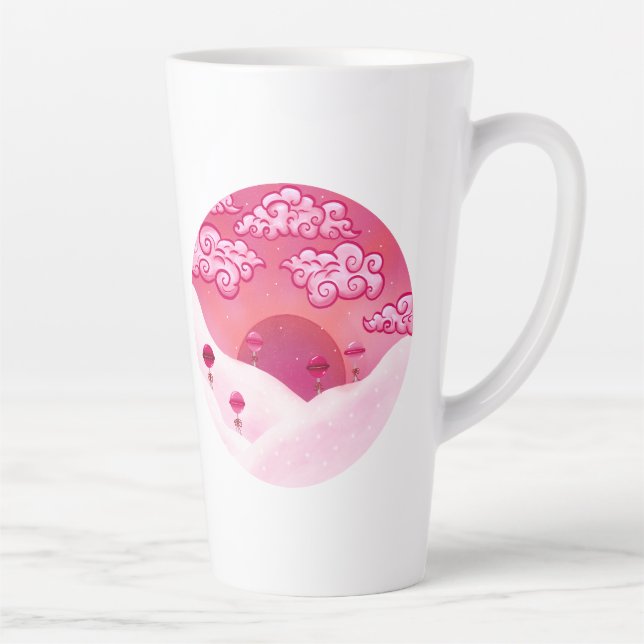 Tasse Latte Lollipops et beaux nuages (Droite)
