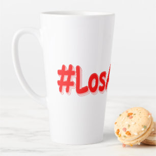 Tasse Latte "#LosAngeles" Joli design. Commandez dès maintenan