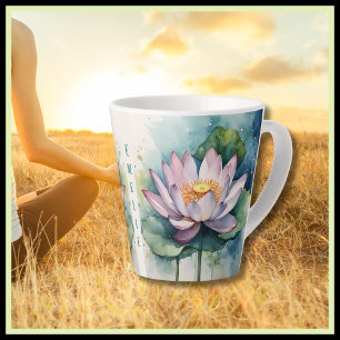 Tasse Latte Lotus rose