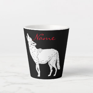 Tasse Latte Loup blanc Thunder_Cove