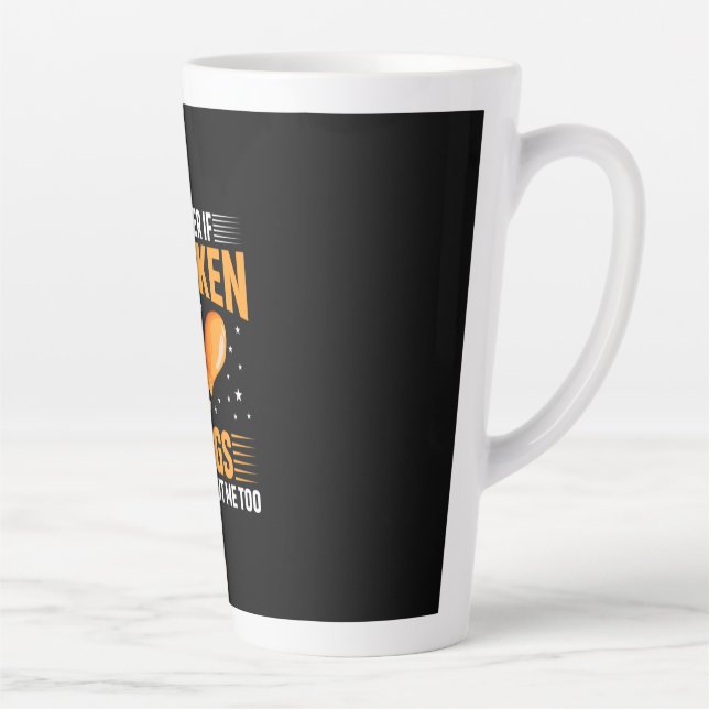 Tasse Latte Louvain de poulet | Aile de poulet (Droite)