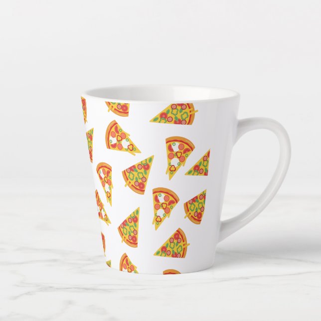 Tasse Latte Love Pizza (Droite)