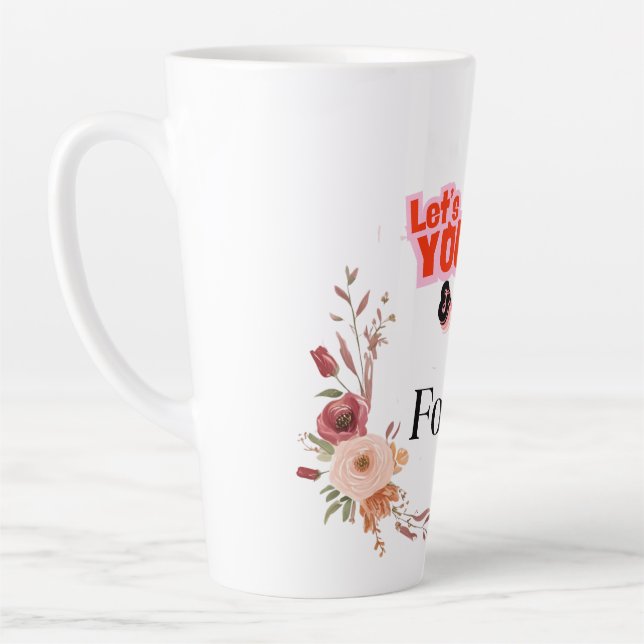 Tasse Latte Love & Romance - Saint Valentin (Gauche)