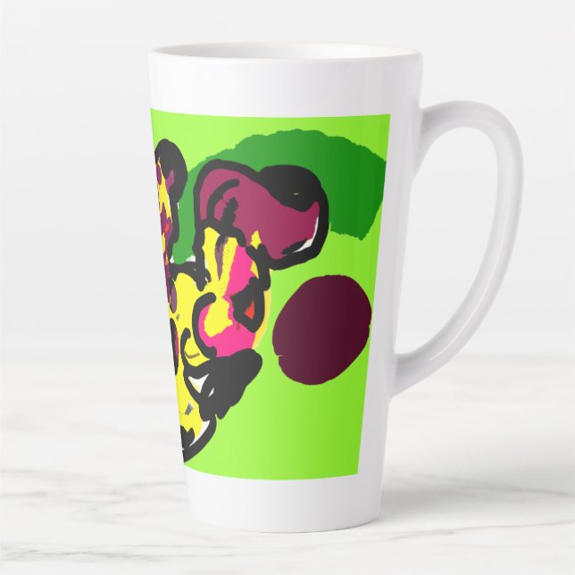 Tasse Latte Lueur de léopard  (Droite)