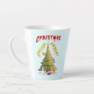 Tasse Latte Lumière de Noël