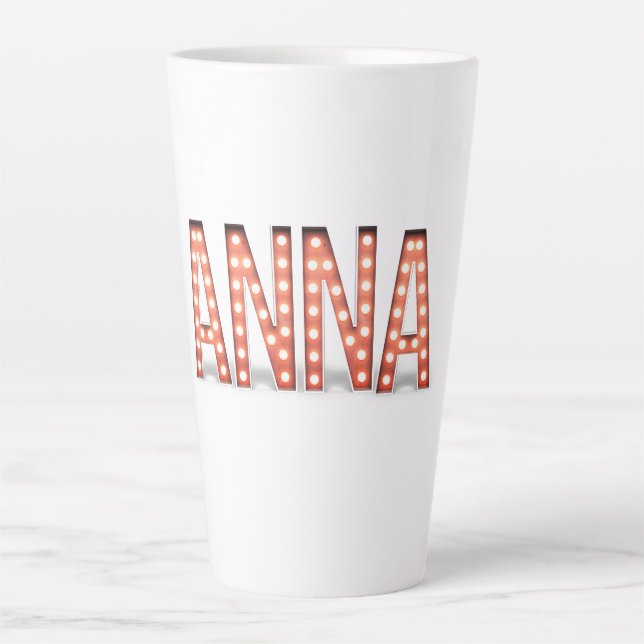 Tasse Latte Lumières Anna Marquee (Devant)