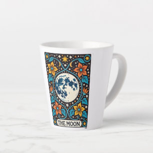 Tasse Latte Luna Pleine lune carte Moon Tarot