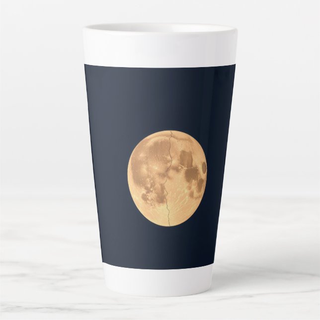 Tasse Latte Lune Fendue (Devant)