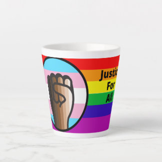 Tasse Latte Lutter contre l'injustice Faire de l'égalité