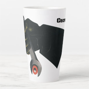 Tasse Latte Machiniste d'usine de fabrication d'entreprise vin