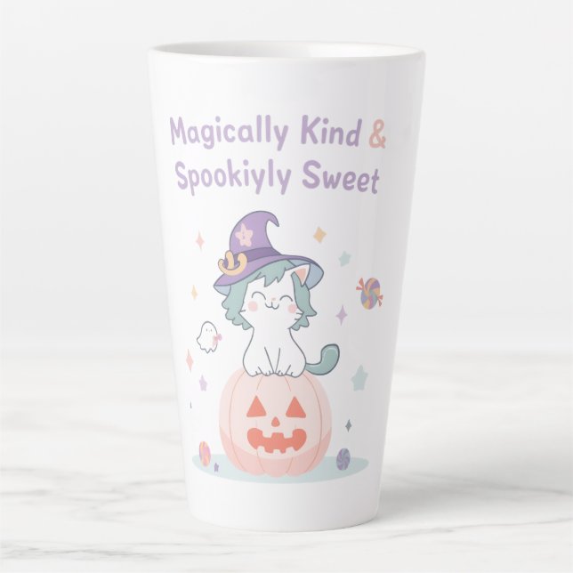 Tasse Latte Magical Kind & Spookily Sweet - mignon Pastel Hall (Devant)