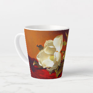 Tasse Latte Magnolia sur Red Velvet Martin Johnson Heade
