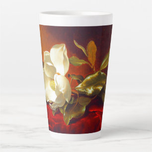 Tasse Latte Magnolia sur Red Velvet Martin Johnson Heade