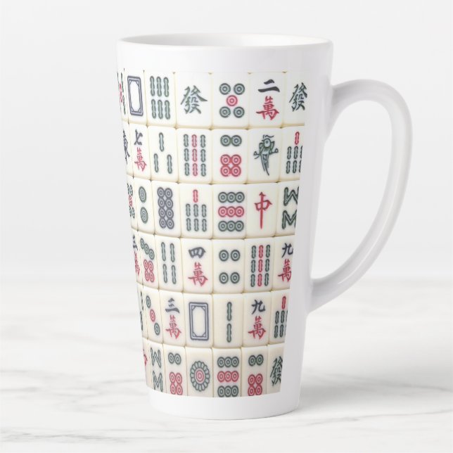 Tasse Latte Mahjong Tiles (Droite)