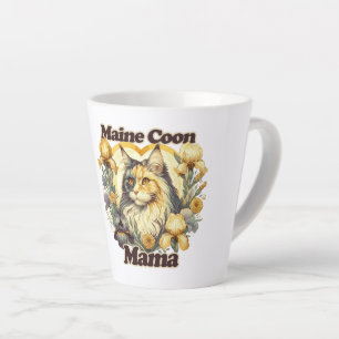 Tasse Latte Maine Coon Mama Dilute Calico Mainecoon chats