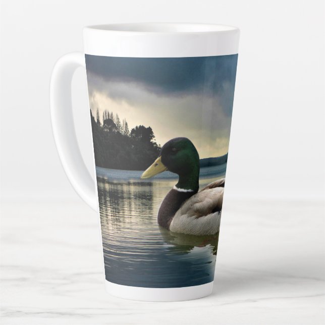 Tasse Latte Mallard Duck (Angle gauche)