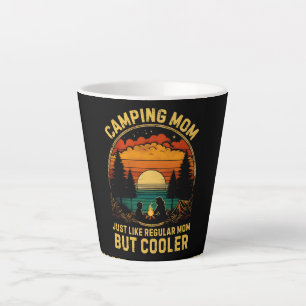 Tasse Latte Maman qui campe, comme une vraie maman