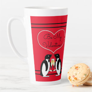 Tasse Latte Manchots au champagne