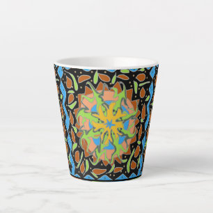 Tasse Latte Mandala de lézard