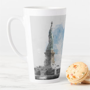 Tasse Latte Manhattan Nyc Liberty Statue