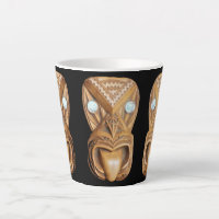 Maori sculptée Tiki Face Thunder_Cove