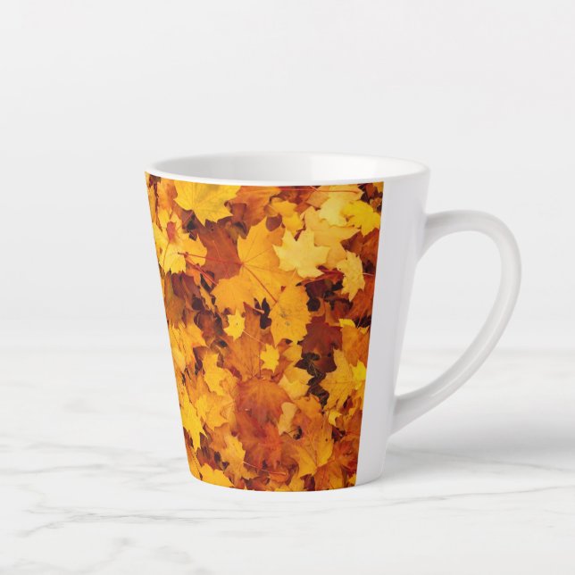 Tasse Latte Maple Leaf Pattern-25877 (Droite)
