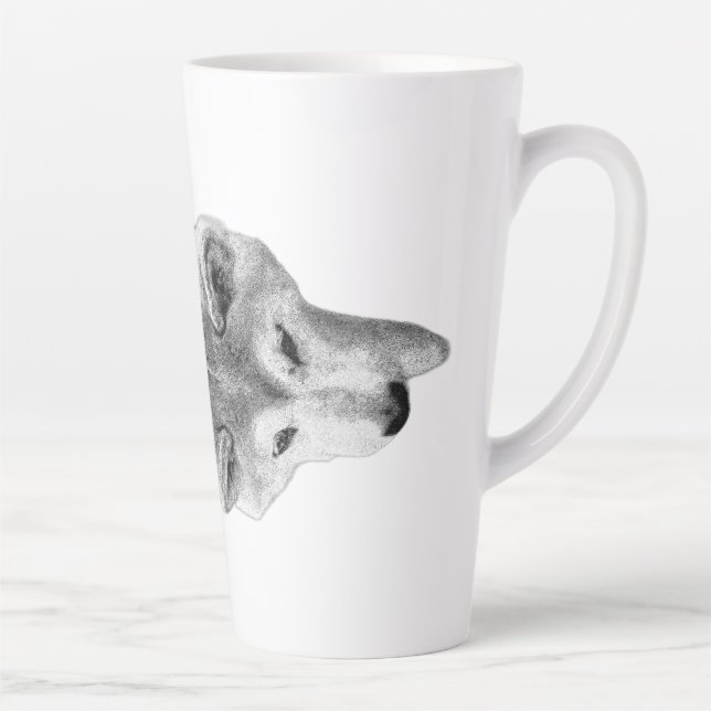 Tasse Latte Marcher dans le silence (Droite)