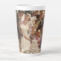 Mariés de mariage vintage coupent le gâteau