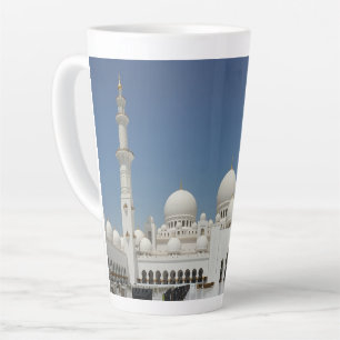 Tasse Latte Masjid Sheikh Zayed Grande mosquée UAE Abu Dhabi