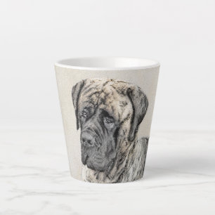 Tasse Latte Mastiff anglais (Brindle) Peinture - Chien Art
