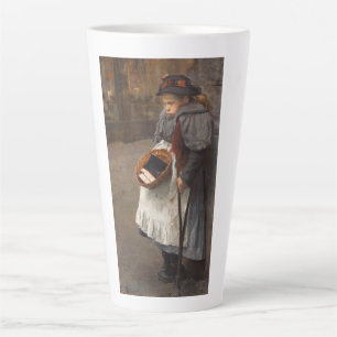Tasse Latte Matchstick Girl pauvre rue Urchin Pauvreté urbaine